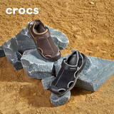 CROCS卡骆驰男士激浪酷网凉鞋|205289 深咖啡-206 40(250mm) 