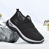 双星八特棉鞋男冬季休闲鞋加绒中老年舒适保暖加厚棉靴轻便一脚蹬爸爸鞋