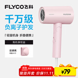 飞科（FLYCO）负离子电吹风机家用速干便携大风力冷热风吹风筒FH6278