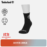 添柏岚（Timberland）官方中性长袜新款户外休闲舒适透气|A2Q4K A2Q4K001/黑色 M