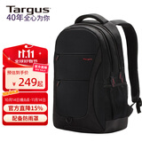 TARGUS泰格斯双肩电脑包15.6英寸笔记本包通勤背包书包防雨罩 黑 822