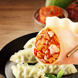 必品阁（bibigo）【会员专享】王饺子 韩式泡菜840g/24只 早餐夜宵速冻蒸煎饺锅贴