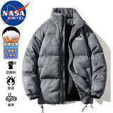 NASA MARVEL棉衣男冬季外套棉服外套加厚立领麂皮绒潮牌宽松百搭情侣装男装