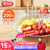 美丽雅 水果叉200支 一次性水果叉食品级甜品叉子儿童蛋糕叉小吃签