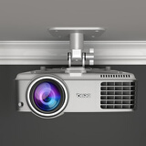 思影（CINE）投影仪吊架家用吊装吊顶支架爱普生TW5700明基TK700当贝松下大眼橙投影机吸顶悬挂架子PH70-10银色