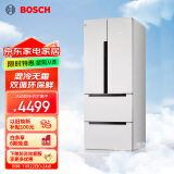 博世（BOSCH）【云朵白玻璃门】484升嵌入式家用无霜保鲜对开多门四门双循环电冰箱KME48S20TI 以旧换新