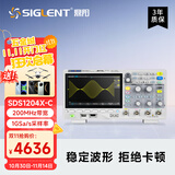 鼎阳（SIGLENT）SDS1204X-C 数字示波器 200MHz带宽 4通道 1G采样