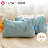 洁丽雅（Grace）夏凉枕 凉豆豆立体枕 33*53cm  单只装