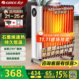 格力（GREE）【石墨烯电油汀】电热取暖器家用电暖器电暖气暖风机暖气片宽片恒温加湿 NY23-X6022a