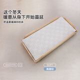 雅赞（YAZAN）儿童软席床单婴儿纯棉A类幼儿园午睡四季床垫 海棠梦 65*120cm