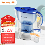 九阳（Joyoung）过滤净水器 家用滤水壶 净水壶（一壶13芯 ） 3.5L 四重过滤 智能换芯提醒 B05E