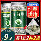 车钱草干货袋泡茶中药材新鲜干车前草凉茶中药材金钱车轮草 (2罐)(三角包罐装)车前草