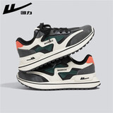 回力（Warrior）官方男鞋冬季运动鞋子男款百搭休闲跑步鞋男士潮流皮面老爹鞋