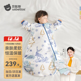 贝肽斯睡袋婴儿春秋恒温新生儿童宝宝睡袋一体式防踢被惊跳包被睡衣连体 天鹿 冬季加厚-恒温（0-15℃） L码 建议身高80-95cm年龄1.5-3岁