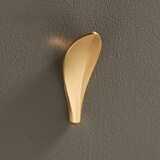 莱莫 挂钩 黄铜挂衣钩衣服挂钩进门玄关毛巾墙上衣帽钩衣柜轻奢免打孔金色动物造型钩 金色叶子挂钩-1个价【合金】