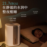 小熊（Bear） 落地式家用加湿器5升大容量大雾量高挑美观便捷手提式上加水轻音加湿器旋钮款银离子净化大水箱 【无雾智能恒湿 银离子抑菌】H40W6