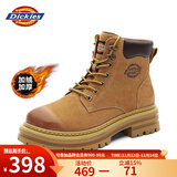Dickies男士马丁靴高帮时尚男靴工装靴情侣靴男 土黄-加绒 41-男款