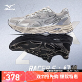 美津浓（MIZUNO）男女跑步运动休闲鞋缓震透气网面拼接RACER S 1.0 18/脏脏银 41