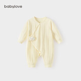 babylove婴儿连体衣春秋季初生儿宝宝和尚服新生儿衣服满月哈衣秋装