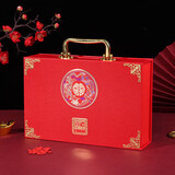 TaTanice礼金箱 中式手提礼金箱结婚彩礼箱婚庆定亲订婚红色钱箱聘礼提亲