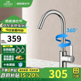 九牧（JOMOO）厨房水龙头水槽360度自由旋转冷热抗油易洁龙头33080-506/1BY-Z