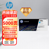 惠普（HP）CF361A 508A 硒鼓原装 青色单支装 适用HP M552 M553 M576 M577系列 打印机硒鼓