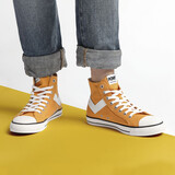 PONY\/波尼男女款高帮帆布鞋Shooter休闲时尚情侣款硫化鞋92W1SH08 黄色（男） 43