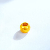 梦金园【情人节礼物】黄金转运珠足金本命年金珠手绳情侣路路通送女友