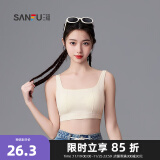 三福 薄杯无钢圈文胸 无缝套头轻运动固定杯小背心内衣女479126 肤色 75B