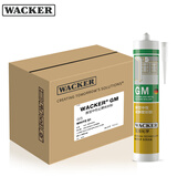 瓦克（WACKER）GM玻璃胶门窗防水填缝封边快干中性硅酮耐候美容胶 通用彩色密封胶白色一箱