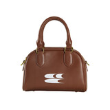 Crying center 哭喊中心 经典复古中号波士顿包斜挎包单肩包包皮包 棕色