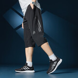 阿迪达斯（adidas）男裤夏季新款运动裤健身休闲训练宽松裤子舒适七分裤透气中长裤 BK0982/梭织七分裤/新老款随机发 S (175) /建议120-135斤