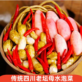 王婆家老坛菜四川土坛什锦泡菜农家老母水泡儿菜萝卜豇豆辣椒仔姜重庆特产罐装 泡什锦  混合装800g*1罐