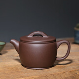 一茗金砂宜兴紫砂壶茶具壶名家吴海良原矿黑墩头270CC纯手工汉瓦壶