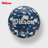 Wilson威尔胜ICON系列BLUE BIRDS儿童篮球室内外通用5号篮球