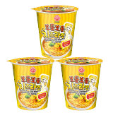 不倒翁奥多吉方便面拉面韩国进口 芝士拉面 杯面 3杯装