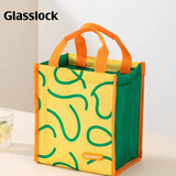 Glasslock饭盒包保温袋手提加厚铝箔大容量上班族学生带饭便当包手拎带饭包