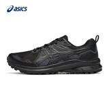 亚瑟士ASICS男子舒适耐磨越野跑步鞋 TRAIL SCOUT 3 黑色/蓝色 43.5 