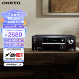 ONKYO安桥 TX-SR393 功放 5.2声道家庭影院音响音箱AV功放机进口3.2.2杜比全景声4K DTS:X  蓝牙 多房间