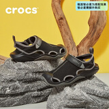 卡骆驰（crocs）激浪男鞋网面透气户外凉拖拖鞋沙滩鞋凉鞋 205289-001 M7