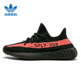阿迪达斯 Yeezy350黑粉椰子透气青少年学生运动休闲鞋  37
