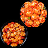 良心乐麻辣海鲜熟食麻辣小海鲜网红零食罐装即食生蚝鲍鱼八爪鱼海螺罐头 扇贝+蛤蜊/2罐装