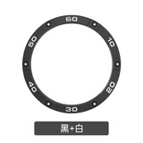 西蒙迪奥适用于小米watchs4表圈全包防撞防摔Xiaomi Watch S3表圈表带新款小米watchs3/s4表带男女款配件换 【黑白拼色】五星圆环（夜光款） 小米watch s3