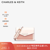 CHARLES&KEITH包包女包单肩包斜挎包信封包女生日礼物CK2-80680780-1 Light Pink浅粉色 S