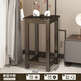 丝竹阁实木花架子置物室内落地式客厅吊兰多层阳台简易绿萝中式盆景摆件 【鸡翅木色】简约款70单层