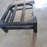 加厚洗衣机底座定制脚垫置物架冰箱托架支架洗碗机架子架增高 至尊黑色~20高 量大更多优惠联系客服