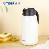 虎牌（TIGER） 热水瓶 不锈钢暖壶保温瓶开水瓶家用保暖壶PWM-A20C 2.0L 珍珠白CA 2L