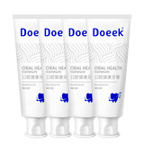 Doeek先多doeek牙膏 清新口气官doeek益生菌方牙膏舰旗店生业doeek牙膏 4支牙膏牙膏【贈】3张测幽纸