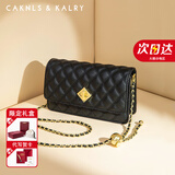 CAKNLS&KALRY轻奢包包女款单肩包手提女包奢侈品牌圣诞元旦新年生日礼物送女友 黑色 纪念日生日礼物送女友老婆礼盒装