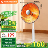 艾美特（AIRMATE）取暖器/小太阳/电暖器/鸟笼电暖气/电暖扇 92厘米家用定时摇头电热扇远红外烤火炉 HF1214T-W